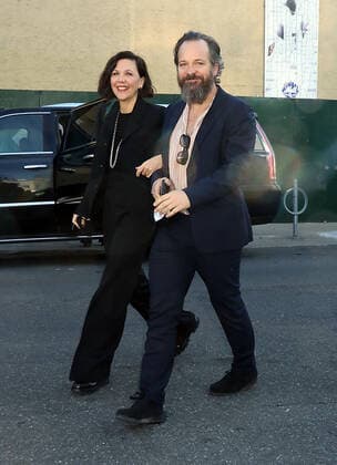 NEW YORK, NY - December 04: Maggie Gyllenhaal, Peter Sarsgaard, at 2021 Deadline Contenders Film New York at the Museum of the Moving Image in Queens, New York City on December 04, 2021. Copyright: xRWx