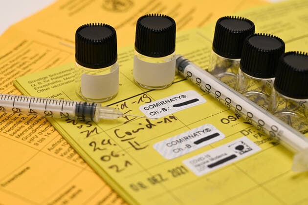 Coronavirus, Impfpflicht Symbolbilder Stock- und Symbolbilder I 20.01.2022 Gesundheitszeugnis zum Nachweis von Impfungen: Impfpass, Internationale Bescheinigung über Impfungen und Impfbuch, Impfbescheinigung, Comirnaty, Moderna, Biontech, Johnson&Johnson, 2G, 2G+, 3G, 3G+ Hamburg Neugraben Hamburg Deutschland Copyright: xLobeca FelixxSchlikisx