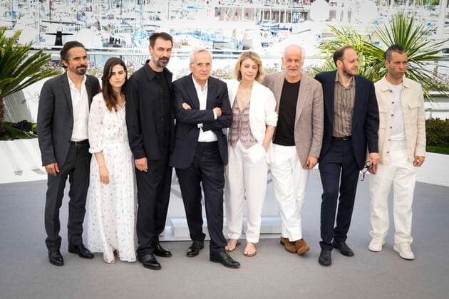 Foto IPP Daniele Cifala™ Cannes 18 05 2022 Esterno Notte (Exterior Night) Photocall - The 75th Annual Cannes Film Festival nella foto: Carlo Fuortes, Daniela Marra, Andrea Occhipinti, Michelle Rejwan, Pier Giorgio Bellochio, Fabrizio Gifuni, Marco Bellacchio, Margherita Buy, Toni Servillo, Fausto Russo Alesi, Simone Gattoni, Francesco Nardella, Maria Pia Ammirati, Lorenzo Mieli and Gabriel Montesi Italy Photo Press - World Copyright