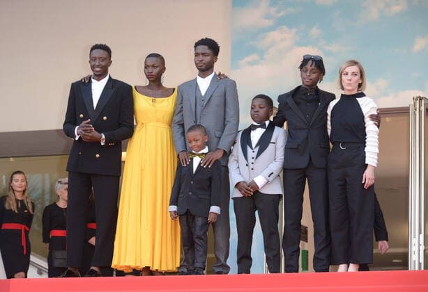 May 27, 2022, CANNES, France: CANNES, FRANCE - MAY 27: Ahmed Sylla, Annabelle Lengronne, Stephane Bak, Milan Doucansi, LÃ onor Serraille and guests attend the screening of Mother And Son (Un Petit Frere) during the 75th annual Cannes film festival at Palais des Festivals on May 27, 2022 in Cannes, France CANNES France - ZUMAi09_ 20220527_zaf_i09_033 Copyright: xFrederickxInjimbertx