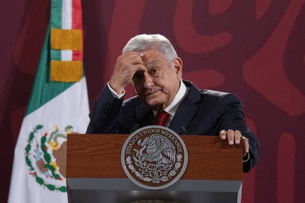 August 3, 2022, Mexico City, Mexico City, Mexico: August 03, 2022, Mexico City, Mexico. Mexican President Andro s Manuel Lo³pez Obrador gave his morning lecture on Wednesday. In addition, he was accompanied by Elizabeth Vilchis who presented the Who s who in the lies. On August 03, 2022 in Mexico City, Mexico. Mexico City Mexico - ZUMAe321 20220803_zia_e321_020 Copyright: xAlexxDalton xEyepixxGroupx