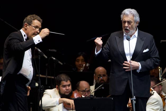 August 16, 2022, Mexico City, Mexico City, Mexico: August 16, 2022, Mexico City, Mexico: The Spanish tenor Placido Domingo, 81, performs on stage as part of his Mexico s Tour at Mexico City Arena. on August 16, 2022 in Mexico City, Mexico. Mexico City Mexico - ZUMAe321 20220816_zia_e321_099 Copyright: xJulianxLopezx xEyepixxGroupx