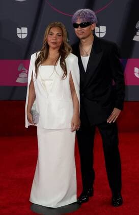 Tainy at arrivals for 23rd Annual Latin GRAMMY Awards 2022 - Part 2, Michelob ULTRA Arena, Mandalay Bay Resort Casino, Las Vegas, NV November 17, 2022. Photo By: MORA Everett Collection at arrivals for 23rd Annual Latin GRAMMY Awards 2022 - Part 2, Michelob ULTRA Arena, Mandalay Bay Resort Casino, Las Vegas, NV November 17, 2022. Photo By: MORA Everett Collection PUBLICATIONXNOTxINxCANxCHNxFRAxITAxJPNxNORxPOLxRUSxESPxUKxUSA