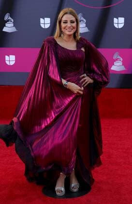 Lena Burke at arrivals for 23rd Annual Latin GRAMMY Awards 2022 - Part 2, Michelob ULTRA Arena, Mandalay Bay Resort Casino, Las Vegas, NV November 17, 2022. Photo By: MORA Everett Collection at arrivals for 23rd Annual Latin GRAMMY Awards 2022 - Part 2, Michelob ULTRA Arena, Mandalay Bay Resort Casino, Las Vegas, NV November 17, 2022. Photo By: MORA Everett Collection PUBLICATIONXNOTxINxCANxCHNxFRAxITAxJPNxNORxPOLxRUSxESPxUKxUSA