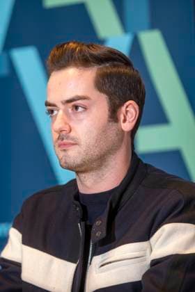 producer Michiel Dhont pictured during a press moment at the VAF Vlaams Audiovisueel Fonds headquarters in Brussels, Tuesday 24 January 2023. Close , the second full-length film by Belgian director Dhont, has been nominated for an Oscar in the category of best foreign film. HATIMxKAGHAT 58709682
