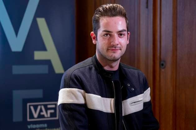producer Michiel Dhont pictured during a press moment at the VAF Vlaams Audiovisueel Fonds headquarters in Brussels, Tuesday 24 January 2023. Close , the second full-length film by Belgian director Dhont, has been nominated for an Oscar in the category of best foreign film. HATIMxKAGHAT 58710490