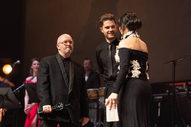Belgian director Lukas Dhont pictured during the award ceremony of the Ensors Flemish film prizes at the Film Festival Oostende , Saturday 04 February 2023, in Oostende. JAMESxARTHURxGEKIERE 59213816