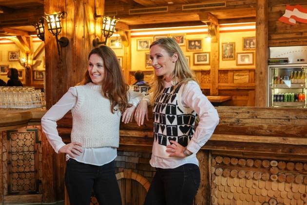 13.04.2023, Schladming, AUT, Unterwegs in, Steiermark, Reportage, SMAGO Awarad, SMAGO! Award, im Bild Sigrid und Marina, Sigrid & Marina,