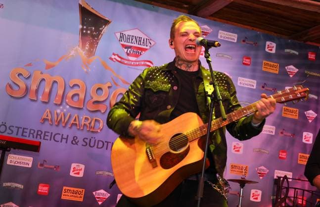 13.04.2023, Schladming, AUT, Unterwegs in, Steiermark, Reportage, SMAGO Awarad, SMAGO! Award, im Bild Phillip Burger, Freiwild,