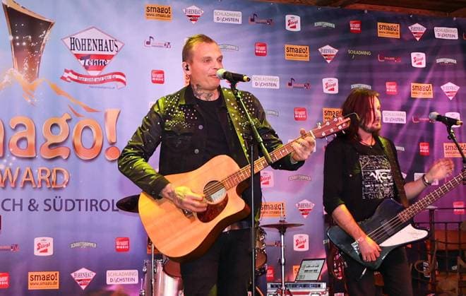 13.04.2023, Schladming, AUT, Unterwegs in, Steiermark, Reportage, SMAGO Awarad, SMAGO! Award, im Bild Phillip Burger, Freiwild,