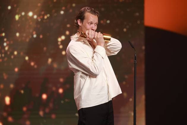 Deutscher Filmpreis 2023 BESTE MÄNNLICHE HAUPTROLLE Gewinner Felix Kammerer IM WESTEN NICHTS NEUES bei der Verleihung der Lola - Deutscher Filmpreis 2023 im Theater am Potsdamer Platz in Berlin 12.05.2023 Copyright: xEventpressx
