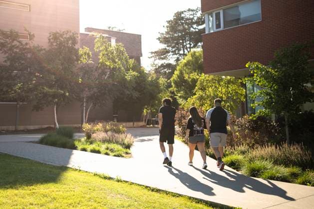 June 28, 2023, Waterloo, ON, Canada: Students walk past the scene of a stabbing at the University of Waterloo, in Waterloo, Ont., Wednesday, June 28, 2023. Waterloo Regional Police said three victims were stabbed inside the universitys Hagey Hall, with one person was taken into custody. Waterloo Canada - ZUMAc35_ 20230628_zaf_c35_110 Copyright: xNickxIwanyshynx