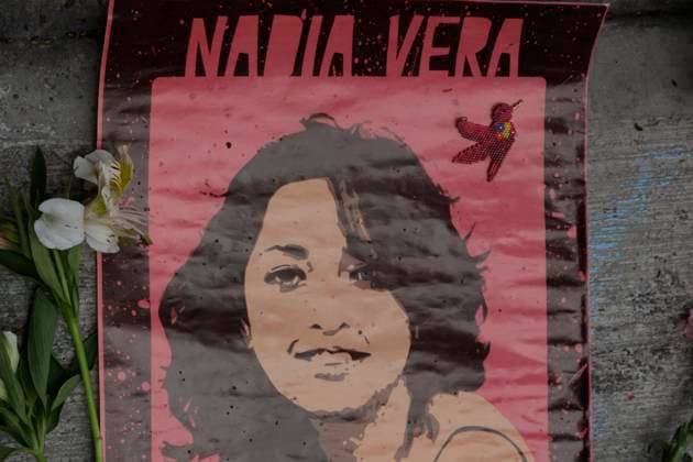 8 years without justice for the victims of the Narvarte case in Mexico July 30, 2023, Mexico City, Mexico: The image of Nadia Vera, a human rights activist murdered on July 31, 2015 in an apartment in the Narvarte neighborhood; in the tribute to 8 years of the multi-homicide of the Narvarte case in Mexico City. on July 30, 2023 in Mexico City, Mexico, Credit:Luis Barron Eyepix Group Avalon Mexico, Mexico City, Mexico City Copyright: xLuisxBarronx xEyepixxGroupx xAvalonx 0793141473