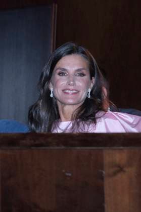 The King and Queen of Spain, the Princess of Asturias and Infanta Sofia preside over the 31st Princess of Asturias Awards Concert Queen Letizia, during the XXXI Princess of Asturias Concert, at the Oviedo Auditorium, on October 19, 2023, in Oviedo, Asturias, Spain. Today marks the start of the ceremonies for the 2023 Princess of Asturias Awards, to be held tomorrow, October 20. The King and Queen, the Princess and the Infanta will preside over the XXXI Princess of Asturias Awards Concert after receiving in audience this morning the recipients of the 2023 Princess of Asturias Medals, the winners of the 2022 End of Degree Awards of the University of Oviedo and the jurors of the awards and members of the Board of Trustees of the Princess of As Copyright: xEuropaxPress ABACAx 872467_035 EuropaxPress ABACAx 872467_035