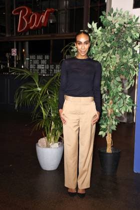 Hadnet Tesfai bei der Premiere der 3teiligen ARD Filmreihe Echt - unsere Jugend (ab 23.11.2023 in der ARD Mediathek) am 22.11.2023 im Festsaal Kreuzberg in Berlin Comeback fuer die Band Echt um Saenger Kim Frank mit der ARD Serien Premiere Echt - unsere Jugend in Berlin