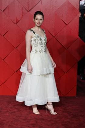 . 04 12 2023. London, United Kingdom. Felicity Jones arriving at The Fashion Awards in London. xStephenxLockx xi-Imagesx IIM-24857-0063