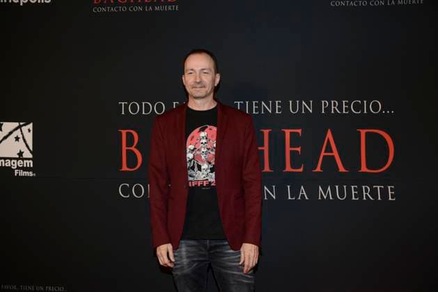 January 30, 2024, Mexico City, Ciudad de Mexico, Mexico: January 30, 2024, Mexico City, Mexico: Director Alberto Corredor poses for photos during the red carpet of Baghead at Cinepolis Miyana. on January 30, 2024, Mexico City, Mexico. Mexico City Mexico - ZUMAe321 20240130_zea_e321_005 Copyright: xCarlosxTischler xEyepixxGroupx