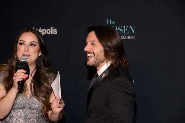 February 19, 2024, Mexico City, Ciudad de Mexico, Mexico: February 19, 2024, Mexico City, Mexico: Shahar Isaac attends the red carpet of The Chosen Tv series season 4 premiere at Cinepolis Miyana. on February 19, 2024, Mexico City, Mexico. Mexico City Mexico - ZUMAe321 20240219_zea_e321_073 Copyright: xCarlosxTischler xEyepixxGroupx