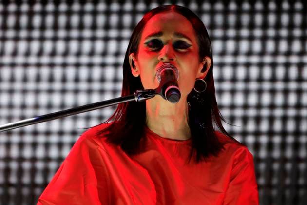 March 16, 2024, Mexico City, Ciudad de Mexico, Mexico: March 16, 2024, Mexico City, Mexico: Singer Julieta Venegas, performs during a free concert as part of the Time for Women: Festival for equality at the Mexico City Zocalo. on March 16, 2024 in Mexico City, Mexico Mexico City Mexico - ZUMAe321 20240316_zea_e321_022 Copyright: xLuisxBarronx xEyepixxGroupx