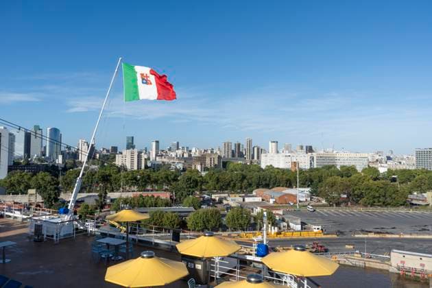 February 13, 2024, City Of Buenos Aires, City Of Buenos Aires, Argentina: Port of Buenos Aires from a cruise City Of Buenos Aires Argentina - ZUMAf135 20240213_aap_f135_004 Copyright: xJulietaxFerrariox