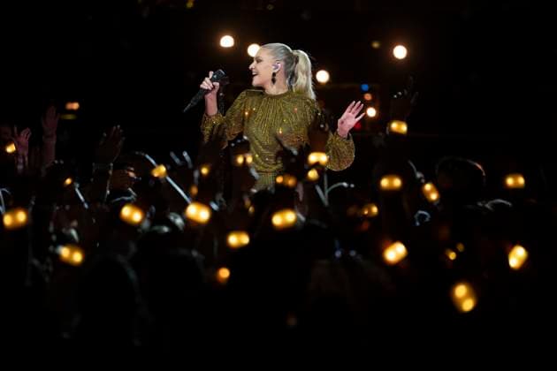 April 3, 2024, Austin, Tx, United States: Country singer and show host KELSEA BALLERINI performs at a Country Music Television (CMT) highlights taping at the South Mall on the University of Texas campus April 3, 2024. The CMT Awards return to Austin, the self-proclaimed Live Music Capital of the World, with a live show on April 7, 2024. Austin United States - ZUMAd150 20240403_znp_d150_068 Copyright: xBobxDaemmrichx