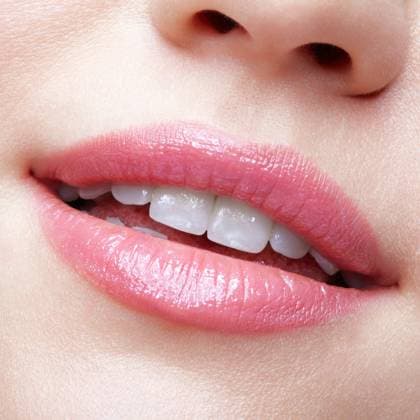 Close-up macro portrait of female part of face. Human woman lips with day beauty makeup Human mouth and nose. Close-up macro portrait of female part of face. Woman lips with day beauty makeup. ,model released, Symbolfoto Copyright: xZoonar.com SergxZastavkinx(SergeyxPristyazhnyuk)x 21499019 ,model released, Symbolfoto ,property released
