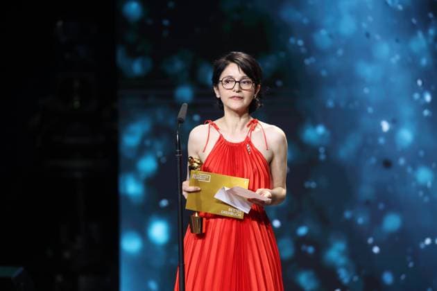 Deutscher Filmpreis 2024 BESTES DREHBUCH AysÌße Polat · IM TOTEN WINKEL bei der Verleihung der Lola - Deutscher Filmpreis 2024 im Theater am Potsdamer Platz in Berlin 03.05.2024 Copyright: xEventpressx