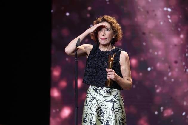 Deutscher Filmpreis 2024 BESTE WEIBLICHE NEBENROLLE Adele Neuhauser · 15 JAHRE bei der Verleihung der Lola - Deutscher Filmpreis 2024 im Theater am Potsdamer Platz in Berlin 03.05.2024 Copyright: xEventpressx