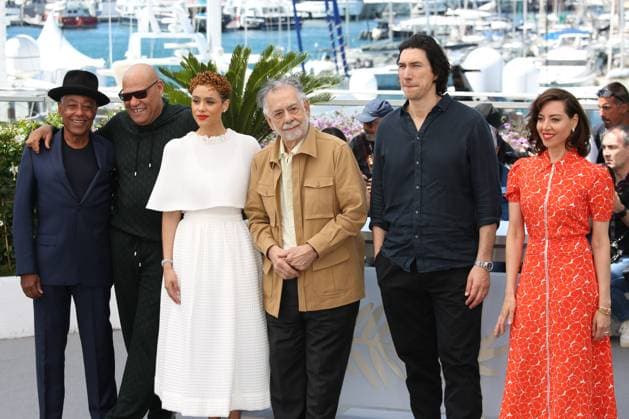 77th Cannes Film Festival Photocall with cast of the film Megalopolis Giancarlo Esposito, Lawrence Fishburne, Nathalie Emmanuel, Francis Ford Coppola, Adam Driver and Aubrey Plaza 305065 2024 05 17 Cannes France Plaza, Aubrey Coppola, Francis Ford Esposito, Giancarlo Fishburne, Laurence Emmanuel, Nathalie Driver, Adam Copyright: xIsabellexVautierx xStarfacex STAR_305065_079