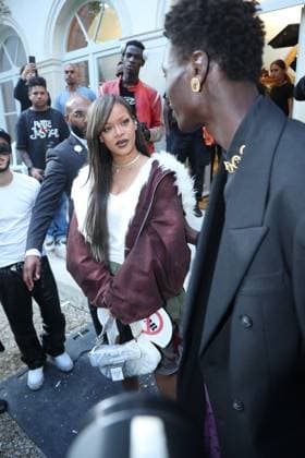 PFW A$AP Rocky s, AMERICAN SABOTAGE, Presented by AWGE Front Row Rihanna attending the A$AP Rocky s, AMERICAN SABOTAGE, Presented by AWGE Menswear Spring Summer 2025 show as part of Paris Fashion Week in Paris, France on June 21, 2024. Photo by Jerome Dominé ABACAPRESS.COM Copyright: xDominexJerome ABACAx