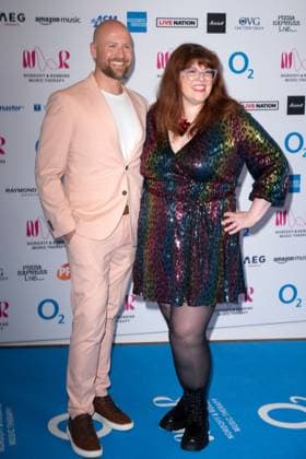 Thomas Wolski and Jenny Ryan attends the Nordoff and Robbins O2 Silver Clef Awards at the Grosvenor House Hotel in London, England. UK. Friday 5th July 2024 - BANG MEDIA INTERNATIONAL Copyright: xJamesxWarrenx FP_Silver_Clef_015
