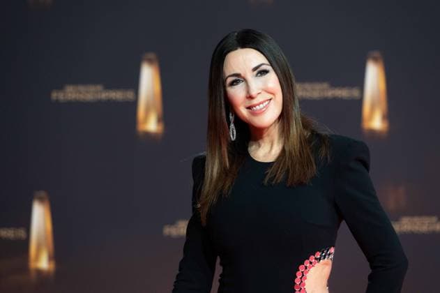 Judith WILLIAMS, Unternehmerin, Moderatorin, Roter Teppich, Red Carpet Show, Ankunft, arrival, Verleihung des Deutschen Fernsehpreises, Der Deutsche Fernsehpreis 2024, Deutscher Fernsehpreis 2024 in den MMC Studios Koeln, am 25.09.2024.
