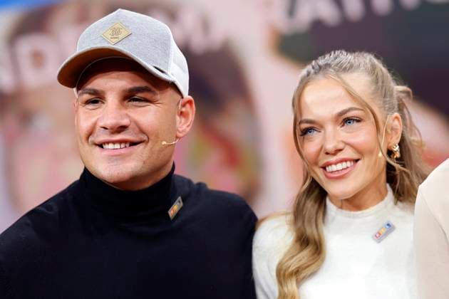 Sänger Pietro Lombardi und seine Verlobte Laura Maria Rypa beim 28. RTL-Spendenmarathon 2023 in den EMG-Studios. In der Villa von Pietro Lombardi (32) und seiner Verlobten Laura Rypa (28) kam es im Oktober 2024 zu einem Polizeieinsatz. Zwischen dem Paar soll es einen heftigen Streit gegeben haben. Die Influencerin hat sich nach Eintreffen der Einsatzkräfte in eine Klinik begeben. Hürth, 17.11.2023 NRW Deutschland Copyright: xChristophxHardtx