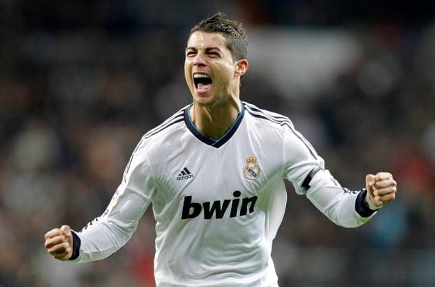Real Madrid s Cristiano Ronaldo celebrates during La Liga Match. December 01, 2012. (ALTERPHOTOS Alvaro Hernandez) Madrid Spain EDITORIAL USE ONLY Copyright: xx ALVAROxHERNANDEZx dpphotos164591