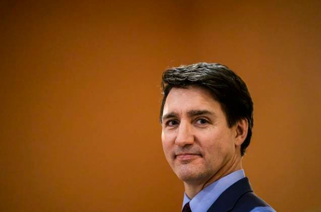 December 16, 2024, Ottawa, On, CAN: Prime Minister Justin Trudeau looks on at the start of a cabinet swearing in ceremony for Dominic LeBlanc, not shown, who will be sworn in as Finance Minister, at Rideau Hall in Ottawa, Monday, Dec. 16, 2024. Ottawa CAN - ZUMAc35_ 20241216_zaf_c35_147 Copyright: xJustinxTangx