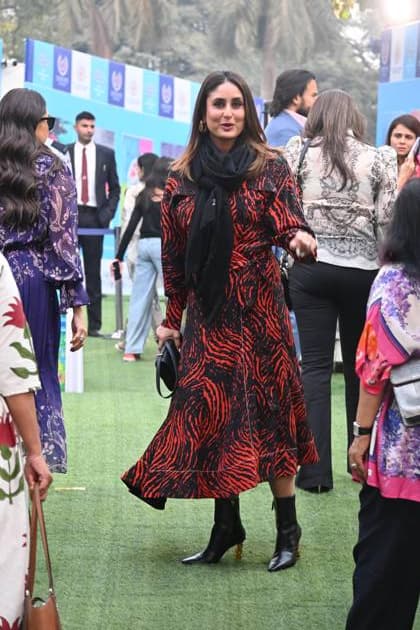 Mumbai, India, 19, DECEMBER, 2024: Saif Ali Khan and Kareena Kapoor Khan were spotted with Karishma Kapoor, Shahid Kapoor, and Mira Kapoor at a school annual day event. The stars gathered to support their kids, exuding charm and warmth at the celebration. Copyright: xx