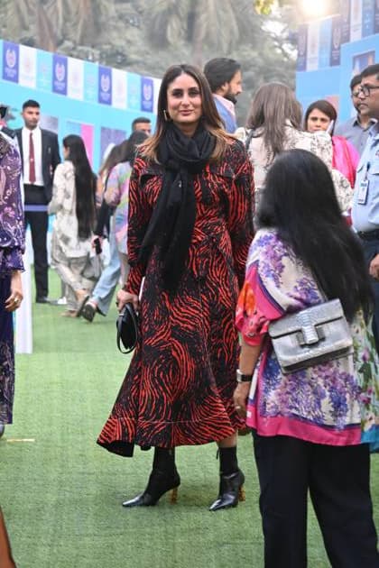 Mumbai, India, 19, DECEMBER, 2024: Saif Ali Khan and Kareena Kapoor Khan were spotted with Karishma Kapoor, Shahid Kapoor, and Mira Kapoor at a school annual day event. The stars gathered to support their kids, exuding charm and warmth at the celebration. Copyright: xx