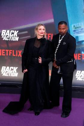 Back In Action , Weltpremiere im Zoo Palast, Berlin, 15.01.2025 Cameron Diaz und Jamie Foxx bei einem Special Screening von Back in Action im Zoo Palast in Berlin am 15.1.2025. Berlin Zoo Palast Copyright: xAnitaxBuggex