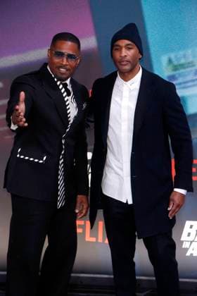 Back In Action , Weltpremiere im Zoo Palast, Berlin, 15.01.2025 Jamie Foxx und Produzent Datari Turner bei einem Special Screening von Back in Action im Zoo Palast in Berlin am 15.1.2025. Berlin Zoo Palast Copyright: xAnitaxBuggex
