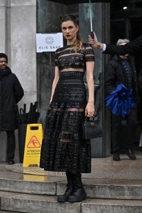 PFW Haute Couture Elie Saab Outside Arrivals JR Zita d Hauteville at Elie Saab show during Haute Couture Fashion Week in Paris, France on January 29, 2025. Photo by Julien Reynaud APS-Medias ABACAPRESS.COM Paris France Copyright: xReynaudxJulien APS-Medias ABACAx
