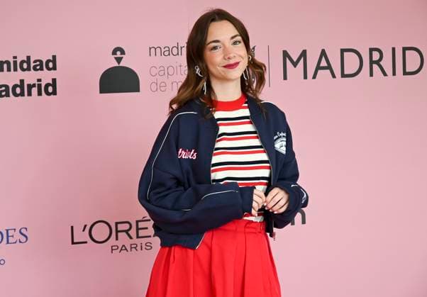 February 18, 2025, Madrid, Madrid, SPAIN: The Museo del Traje in Madrid has hosted the fashion show by designer Duyos, where the designer presents TECNO, his autumn-winter 2025-2026 collection. The designer is parading for the first time outside MBFWMadrid and he does so with a carefully crafted and groundbreaking staging and a clear message to combat ageism and defend that beauty is diverse and ageless. On this unique catwalk at the Museo del Traje, with its imposing main staircase as its cornerstone, more than 40 models, aged between 18 and 64, will showcase the firm s new proposals. Duyos gives visibility to women over 50 who were no longer active, recovering some of the protagonists of his shows in the 90s and 2000s. Among them, Laura S - ZUMAz108 20250218_znp_z108_029 Copyright: xRichardxZubelzux