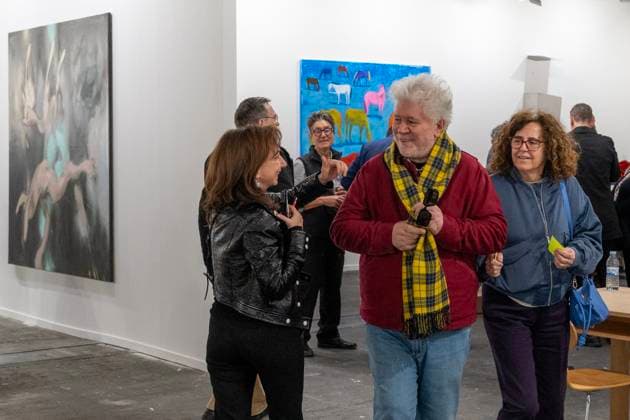 March 5, 2025, Madrid, Madrid, Spain: PEDRO ALMODOVAR in inauguration of the 44th edition of the ARCO 2025 Art Fair with the Amazon as the central project, at IFEMA on March 5, 2025 in Madrid, Spain. A total of 214 galleries from 36 countries are participating in the 2025 edition of the ARCO Contemporary Art Fair. Madrid Spain - ZUMAc312 20250305_zsp_c312_088 Copyright: xOscarxManuelxSanchezx