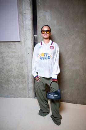 Photocall of the Off White fashion show, at the headquarters of the French Communist Party PCF , Fashion Collection Ready to Wear Fall Winter 2025 2026 at Paris Fashion Week PFW Paola Locatelli at the photocall of the Off White fashion show, at the headquarters of the French Communist Party PCF , Fashion Collection Ready to Wear Fall Winter 2025 2026 at Paris Fashion Week PFW , in Paris, France, March 6, 2025 Pierre Perusseau Bestimage Photocall of the Off White fashion show, at the headquarters of the French Communist Party PCF , Fashion Collection Ready to Wear Fall Winter 2025 2026 during Paris Fashion Week PFW , in Paris, France, March 6, 2025 Paris France Copyright: xPerusseaux-xDaxSilvax xBestimagexPerusseaux-xDaxSilvax xBestimagex