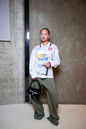 Photocall of the Off White fashion show, at the headquarters of the French Communist Party PCF , Fashion Collection Ready to Wear Fall Winter 2025 2026 at Paris Fashion Week PFW Paola Locatelli at the photocall of the Off White fashion show, at the headquarters of the French Communist Party PCF , Fashion Collection Ready to Wear Fall Winter 2025 2026 at Paris Fashion Week PFW , in Paris, France, March 6, 2025 Pierre Perusseau Bestimage Photocall of the Off White fashion show, at the headquarters of the French Communist Party PCF , Fashion Collection Ready to Wear Fall Winter 2025 2026 during Paris Fashion Week PFW , in Paris, France, March 6, 2025 Paris France Copyright: xPerusseaux-xDaxSilvax xBestimagexPerusseaux-xDaxSilvax xBestimagex