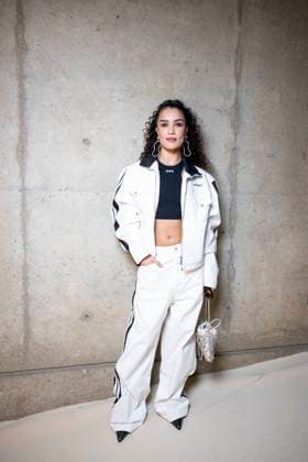 Photocall of the Off White fashion show, at the headquarters of the French Communist Party PCF , Fashion Collection Ready to Wear Fall Winter 2025 2026 at Paris Fashion Week PFW Sabrina Ouazani at the photocall of the Off White fashion show, at the headquarters of the French Communist Party PCF , Fashion Collection Ready to Wear Fall Winter 2025 2026 at Paris Fashion Week PFW , in Paris, France, March 6, 2025 Pierre Perusseau Bestimage Photocall of the Off White fashion show, at the headquarters of the French Communist Party PCF , Fashion Collection Ready to Wear Fall Winter 2025 2026 during Paris Fashion Week PFW , in Paris, France, March 6, 2025 Paris France Copyright: xPerusseaux-xDaxSilvax xBestimagexPerusseaux-xDaxSilvax xBestimagex