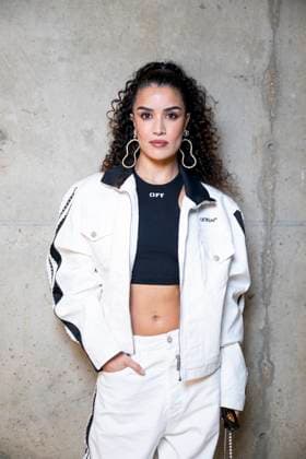 Photocall of the Off White fashion show, at the headquarters of the French Communist Party PCF , Fashion Collection Ready to Wear Fall Winter 2025 2026 at Paris Fashion Week PFW Sabrina Ouazani at the photocall of the Off White fashion show, at the headquarters of the French Communist Party PCF , Fashion Collection Ready to Wear Fall Winter 2025 2026 at Paris Fashion Week PFW , in Paris, France, March 6, 2025 Pierre Perusseau Bestimage Photocall of the Off White fashion show, at the headquarters of the French Communist Party PCF , Fashion Collection Ready to Wear Fall Winter 2025 2026 during Paris Fashion Week PFW , in Paris, France, March 6, 2025 Paris France Copyright: xPerusseaux-xDaxSilvax xBestimagexPerusseaux-xDaxSilvax xBestimagex