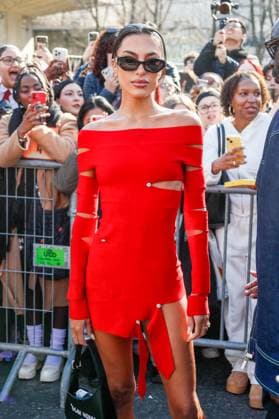 Arrivals at the Off White fashion show, at the headquarters of the French Communist Party PCF , Fashion Collection Ready to Wear Fall Winter 2025 2026 at Paris Fashion Week PFW Jessica Aidi at Arrivals at the Off White fashion show, at the headquarters of the French Communist Party PCF , Fashion Collection Ready to Wear Fall Winter 2025 2026 at Paris Fashion Week PFW , in Paris, France, March 6, 2025 Christophe Clovis Bestimage Arrivals at the Off White fashion show, at the headquarters of the French Communist Party PCF , Fashion Collection Ready to Wear Fall Winter 2025 2026 during Paris Fashion Week PFW , in Paris, France, March 6, 2025 Paris France Copyright: xChristophexClovisx xBestimagexChristophexClovisx xBestimagex
