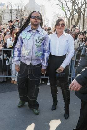 Arrivals at the Off White fashion show, at the headquarters of the French Communist Party PCF , Fashion Collection Ready to Wear Fall Winter 2025 2026 at Paris Fashion Week PFW Kalash and his wife Clara Kata at the arrivals at the Off White fashion show, at the headquarters of the French Communist Party PCF , Fashion Collection Ready to Wear Fall Winter 2025 2026 at Paris Fashion Week PFW , in Paris, France, March 6, 2025 Christophe Clovis Bestimage Arrivals at the Off White fashion show, at the headquarters of the French Communist Party PCF , Fashion Collection Ready to Wear Fall Winter 2025 2026 during Paris Fashion Week PFW , in Paris, France, March 6, 2025 Paris France Copyright: xChristophexClovisx xBestimagexChristophexClovisx xBestimagex