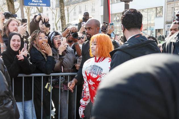 Entertainment Bilder des Tages Arrivals at the Off White fashion show, at the headquarters of the French Communist Party PCF , Fashion Collection Ready to Wear Fall Winter 2025 2026 at Paris Fashion Week PFW Ice Spice at arrivals at the Off White fashion show, at the headquarters of the French Communist Party PCF , Fashion Collection Ready to Wear Fall Winter 2025 2026 at Paris Fashion Week PFW , in Paris, France, March 6, 2025 Christophe Clovis Bestimage Arrivals at the Off White fashion show, at the headquarters of the French Communist Party PCF , Fashion Collection Ready to Wear Fall Winter 2025 2026 during Paris Fashion Week PFW , in Paris, France, March 6, 2025 Paris France Copyright: xChristophexClovisx xBestimagexChristophexClovisx xBestimagex
