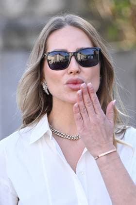 PFW Elie Saab Arrivals Ginta Biku attending the Elie Saab Womenswear Fall Winter 2025-2026 show as part of Paris Fashion Week in Paris, France on March 08, 2025. Photo by Aurore Marechal ABACAPRESS.COM Paris France Copyright: xMarechalxAurore ABACAx